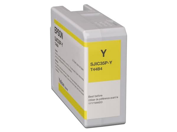 Cartucho de tinta color Amarillo Epson ColorWorks, modelo: C13T44B420.