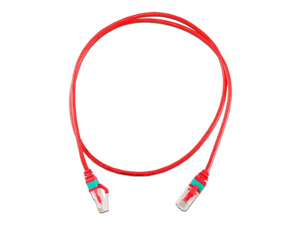Cable de Red Ultradelgado Enson Cat6, (Patch Cord) de 0.9 metros, Color Rojo.