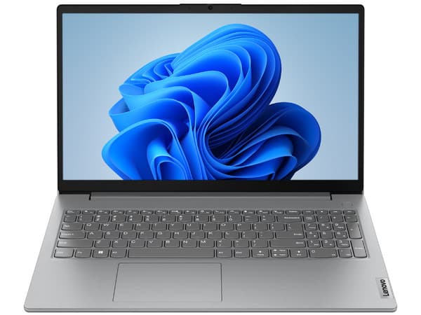 Laptop Lenovo V15 G4 AMN: Procesador AMD Ryzen 5 7520U (hasta 4.3 GHz), Memoria de 8GB LPDDR5, SSD de 512GB, Pantalla de 15.6" LED, Video Radeon Graphics, S.O. Windows 11 Home (64 Bits).