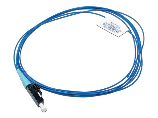 Pigtail de Fibra Óptica Panduit, Conector LC Simplex, Multimodo OM3 50/125, 900um, 2m. Color Azul.