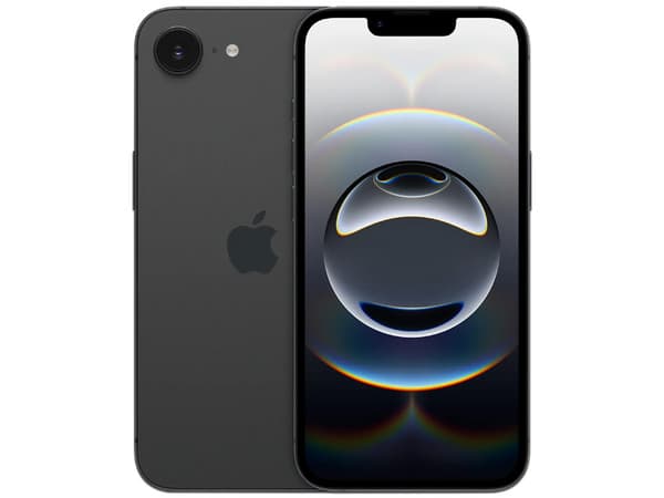 Smartphone Apple Iphone 16e: Procesador Chip A18, Almacenamiento de 128GB, Pantalla Super Retina XDR de 6.1", Bluetooth 5.3, Wi-Fi, 5G, iOS, Color Negro.