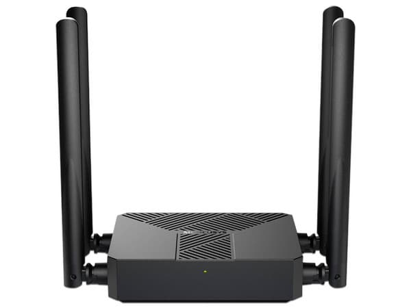 Router Inalambrico Mercusys Ax1500 MR62X, 4 Antenas, Wi-fi 6, 2 Rj-45, 1501 Mbit/s, Color Negro.