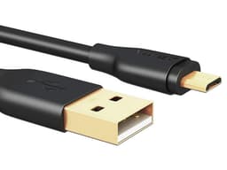 Cable Datos AUKEY CB-MD3 de USB Macho a Micro USB Macho, Paquete con 3 piezas, 2 x 1m, 1 x 2m. Color Negro. - imagen 2