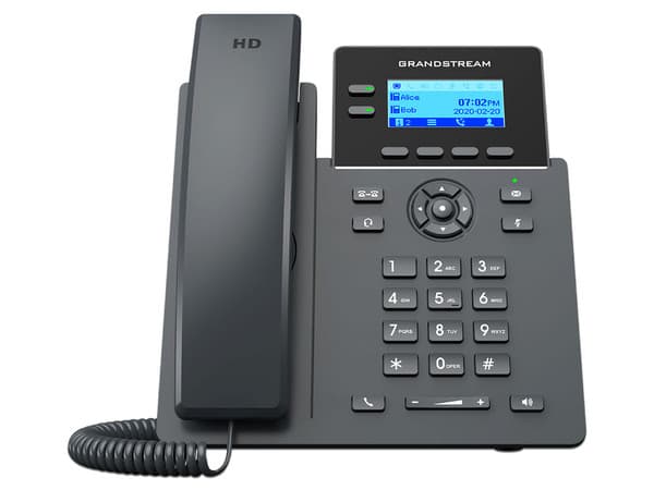 Teléfono IP GrandStream GRP2602P, 4 cuentas SIP, 4 teclas inteligentes, PoE.