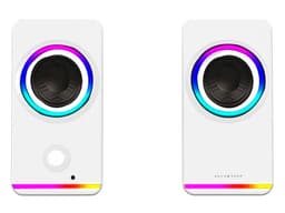 Bocina Gamer BALAM RUSH GLIMM STYLE BG565, Iluminación LED, Bluetooth, 3.5, Estéreo, Color Blanco. - imagen 2