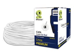 Bobina de Cable UTP BRobotix Cat6, 100 Metros. Color Blanco - imagen 2