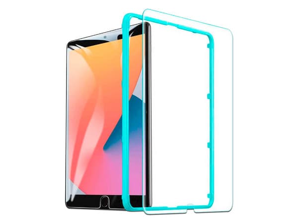 Mica de Vidrio ESR, para iPad Air 4, iPad Pro 11 2020 y iPad Pro 11 2018. Diseño Transparente.