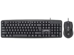 Kit de Teclado y Mouse Manhattan 178464, USB. Color Negro. - imagen 1