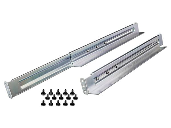 Kit de Rieles CyberPower 4POSTRAIL para Racks de 4 Postes, para UPS de 1 a 3 UR, Profundidad ajustable, Capacidad de carga de 105 Kg.