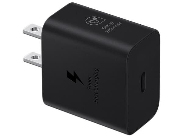 Cargador de Pared Samsung EP-T2510NBEGMX de 25W, 5V, 9V, USB-C. Color Negro.
