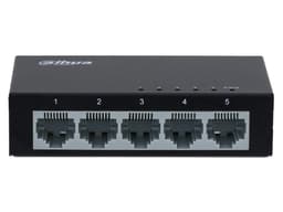 Switch para Escritorio Dahua DH-PFS3005-5ET-V2, 5 Puertos RJ-45 10/100 Mbps, Color Negro. - imagen 2