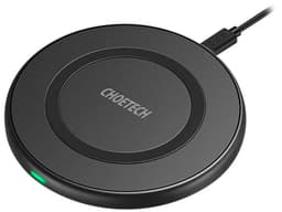 Base de Carga CHOETECH T526-S, Carga Rápida Inalámbrica, 10W. Color Negro. - imagen 1
