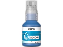 Botella de Tinta Brother  BTD100C, Ultra Alto Rendimiento, Color Cian. - imagen 1