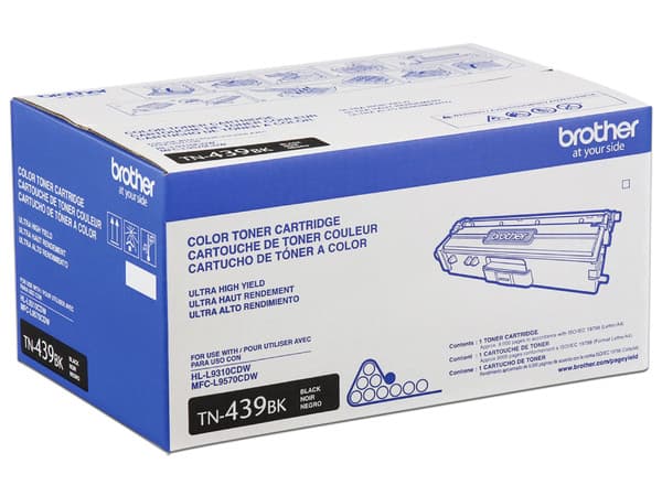 Cartucho de Tóner Brother Negro, Alto Rendimiento, Modelo: TN439BK.