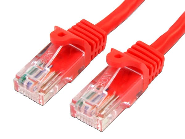Cable de Red StarTech Cat5e, 1m. Color Rojo.