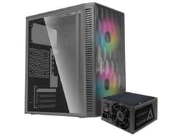 Gabinete Acteck Fuji GC470, Micro-ATX, (Incluye fuente de 500W). Color Negro. - imagen 1