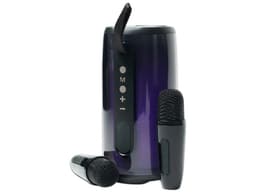 Bocina inalámbrica RGB Perfect Choice Cosmo, con 2 micrófonos inalámbricos, sonido potente y diseño portátil, modelo PC-113287. - imagen 1