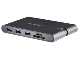 Docking Station STARTECH Thunderbolt 3, Compatible con 4K para Windows y Mac, puertos USB 3.0, USB-C, SD/micro SD, Color Negro. - imagen 1