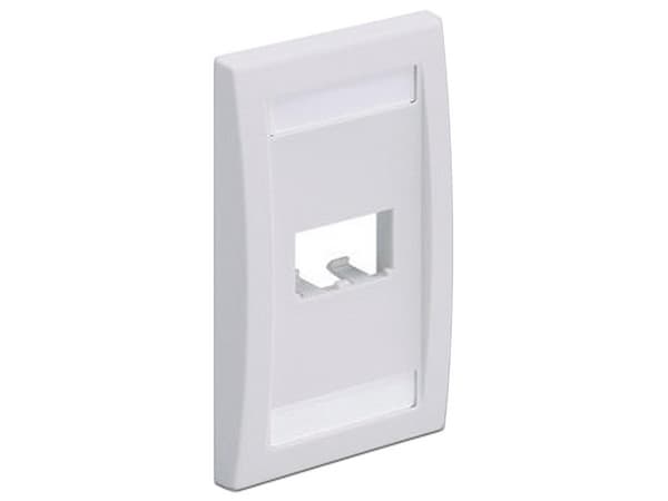 Tapa para Caja Montaje al ras PANDUIT CFPE2WHY de 2 salidas. Color Blanco.