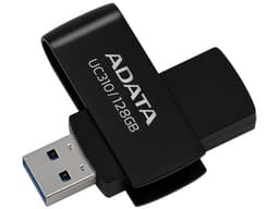 Unidad Flash USB 3.2 Gen 1 Adata UC310 de 128GB. Color Negro. - imagen 1