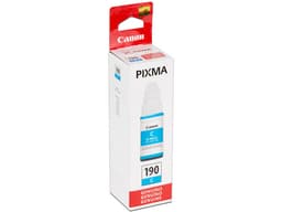 Botella de Tinta Cian Canon GI-190 C, Modelo: 0668C001AB. - imagen 1