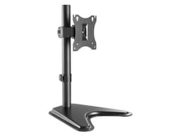 Soporte de Escritorio Manhattan Giratorio e Inclinable para Monitores de 17" a 27". - imagen 1