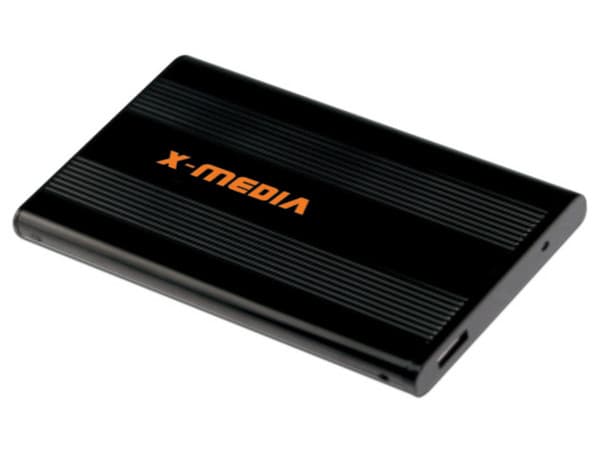 Gabinete X-media para Disco Duro de 2.5", convierte tu disco duro SATA en un Disco Externo USB 2.0.