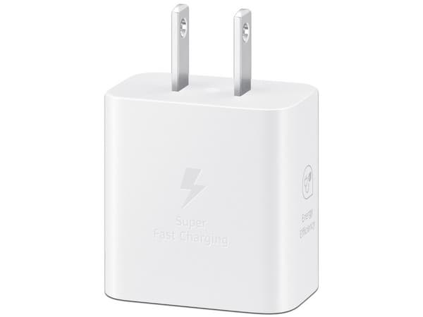 Adaptador Samsung Tipo C, 45W, (Sin Cable). Color Blanco