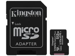 Memoria Kingston MicroSDXC UHS-I U3 Canvas Select Plus de 512GB, V30, Clase 10. Incluye adaptador. - imagen 3