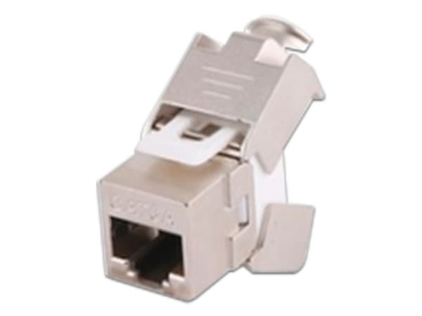 Módulo Jack Keystone LINKEDPRO LP-KJ5S-04, RJ-45, Cat5e, Blindado (STP) sin herramienta (toolless).