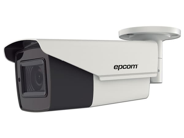 Cámara de Vigilancia tipo Bala Epcom B4K-TURBO-Z TURBOHD de 8MP (3840 x 2160p), IR hasta 80m, IP67.