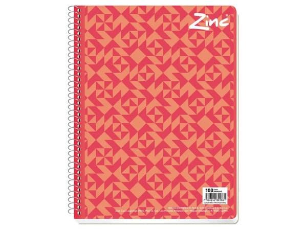 Cuaderno Scribe Zinc Profesional Espiral Sencillo C.5 100H (Modelo: 8312) es una herramienta ideal para profesionales y estudiantes que buscan calidad y funcionalidad en sus materiales de escritura.