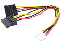 Cable Doble de Corriente SATA HIKVISION 101-502-130, Compatible con DVRs EPCOM y HIKVISION. - imagen 1