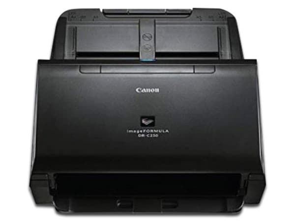 Escáner Canon ImageFormula DR-C230, 600 ppp. Color Negro.