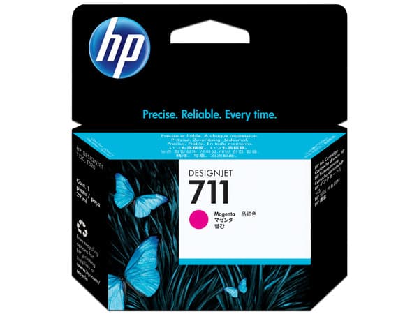 Cartucho HP 711 Magenta, Modelo: CZ131A.