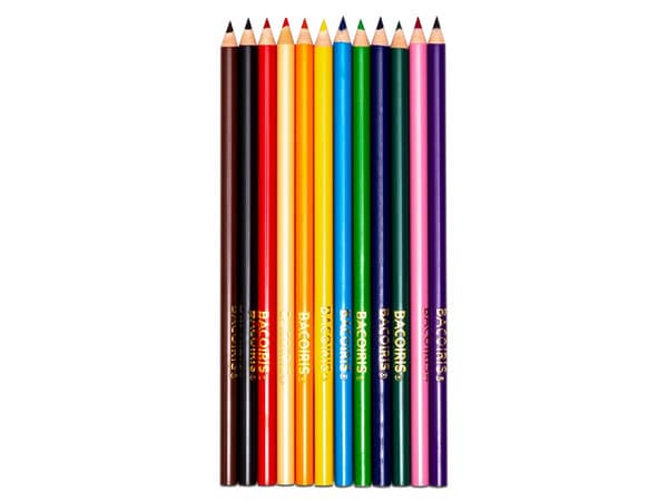 Colores BACO Bacoiris, Largos, 12 pzas, Colores Varios.