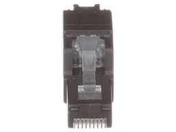 Jack de Red Panduit Cat6A, Instalación Recta, UTP, RJ-45, Color Negro. - imagen 2