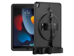 Funda Tekku Handstrap para iPad 9, 8, 7 de 10.2", iPad Pro y Air 3 de 10.5", Color Negro. - imagen 1