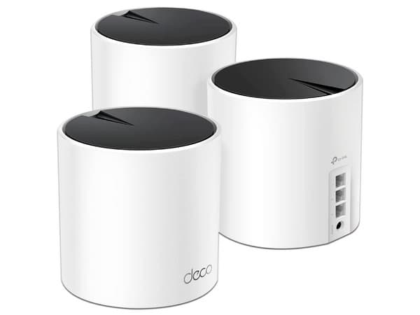 Sistema de Wi-Fi en Malla TP-Link DECO X55 de Doble Banda, Wireless AX (Wi-Fi 6), Hasta 2402 Mbps, Color Blanco. (Paquete de 3)