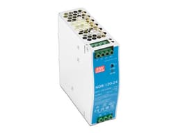 Fuente de Poder industrial MEAN WELL NDR-120-24, 120W, 24 Vcc, Montaje en Riel. - imagen 1