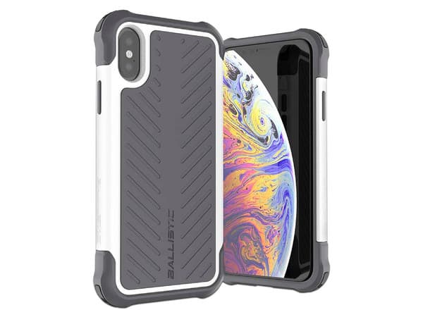 Funda protectora BALLISTIC TJ Though Jacket para iPhone Xs y X. Color Gris.