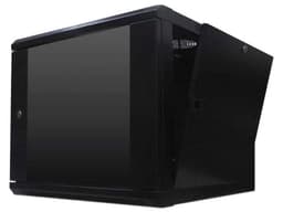 Gabinete WAM WAM-WC12UR06-A, Montaje en Pared, 12U, Color Negro. - imagen 1