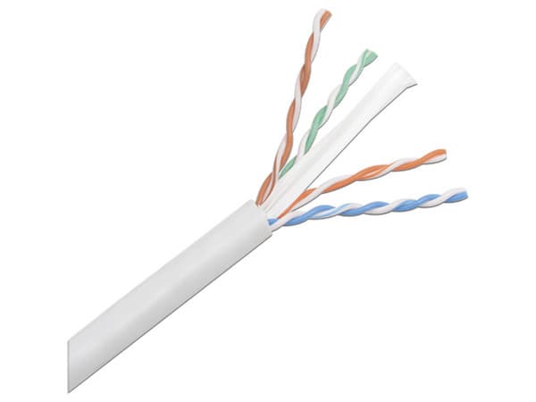 Bobina de Cable Panduit NUC6C04IG-FE, UTP Cat6, 4 pares, Calibre 24AWG, 305m. Color Gris.