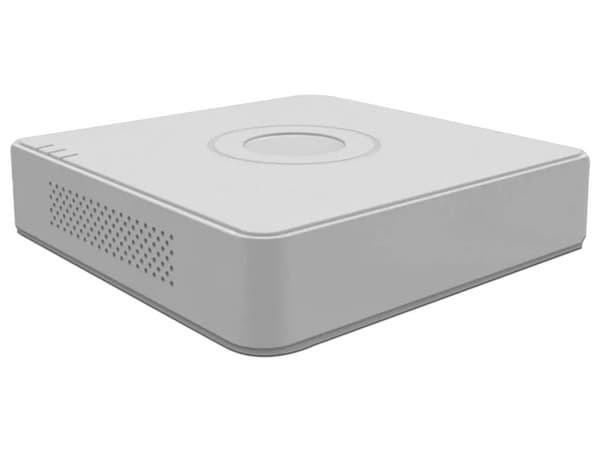 NVR Hikvision DS-7104NI-Q1/4P(D) de 4MP Compatible con Cámaras AcuSense, 4 Canales IP, 4 Puertos PoE, Salida en Full HD.
