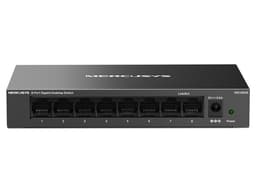 Switch Mercusys MS108GS de 8 Puertos RJ-45 10/100/1000 Mbps, Color Negro. - imagen 1