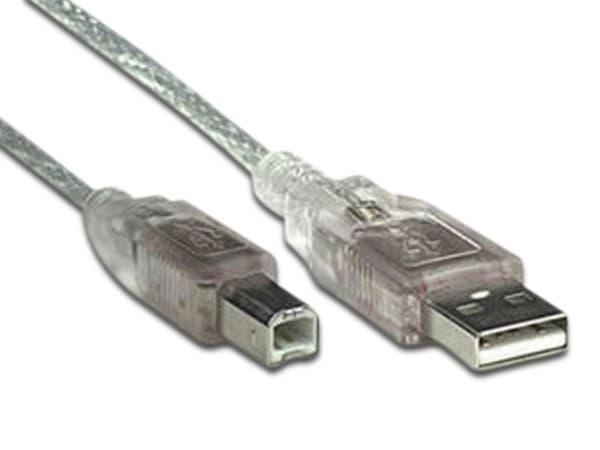 Cable BRobotix USB 2.0 A macho/ B macho de 4.5 Mts para Impresora y Escáner.