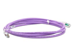 Cable de red SIEMON ZM6A-S07-08B, Patch Cord Z-MAX Cat6A S/FTP, CM/LS0H, 7ft, Color Violeta, Versión Bulk. - imagen 3