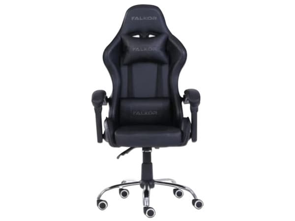 Silla Gamer Ergonómica Nextep Falkor, Soporta hasta 150 kg. Color Negro.