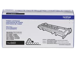 Cartucho de Tóner Brother, Color Negro, Alto Rendimiento, Modelo: TN-660. - imagen 1