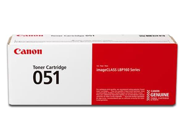 Toner CANON 051 Rendimiento de 1700 Paginas.